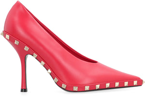 Valentino Garavani - Rockstud leather pumps-1